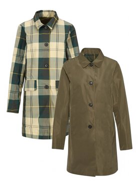 Barbour Barbour Płaszcz q-dav-57895 Beżowy Regular Fit