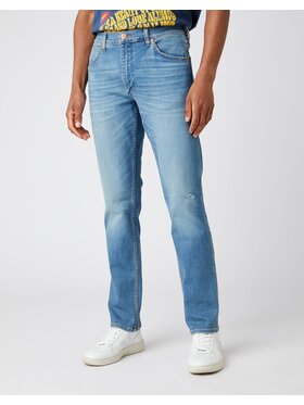 Wrangler Wrangler Jeansy GREENSBORO Niebieski Straight Fit