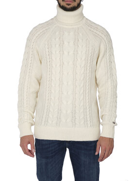 Tommy Hilfiger Tommy Hilfiger Sweter q-dav-54002 Biały Regular Fit