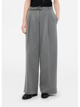Liu Jo Liu Jo Spodnie materiałowe MF5269TS22484006 Szary Loose Fit