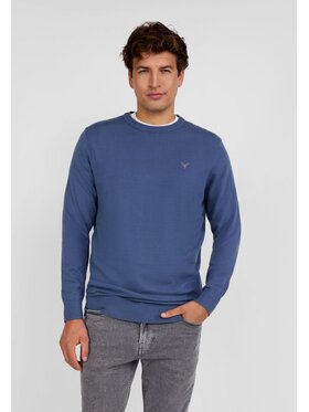 minoti minoti Sweter 27MKNIT4 Niebieski Regular Fit