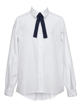 SLY SLY Bluzka 2S-131 Biały Comfortable Fit