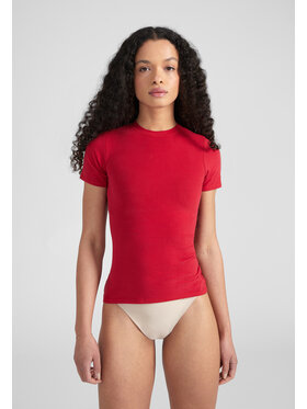 Style Republic Style Republic T-Shirt Shortsleeve Basic Czerwony Curvy Fit