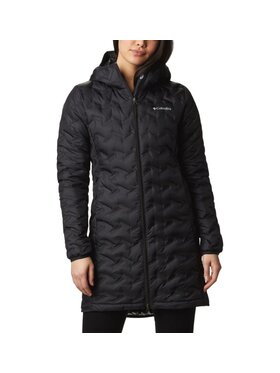 Columbia Columbia Kurtka zimowa Delta Ridge ong Down Jacket 1909254010 Czarny Regular Fit