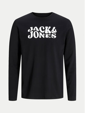 Jack&Jones Pidžama Elton 12267003 Crna Standard Fit