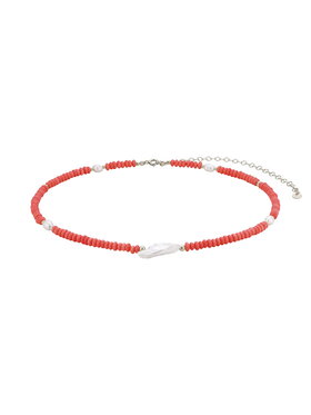 Alicja&Maria Jewellery Alicja&Maria Jewellery Naszyjnik Peach Srebrny