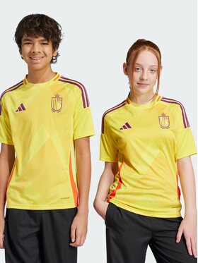 adidas adidas Koszulka techniczna Belgium 25 (Women's Team) Away Jersey Żółty Regular Fit