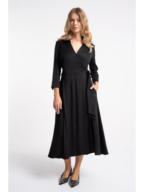 CLICK CLICK Sukienka codzienna 60-6035 Czarny Regular Fit
