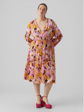 Vero Moda Curve Vero Moda Curve Haljina za svaki dan Lis 10280930 Ružičasta Relaxed Fit