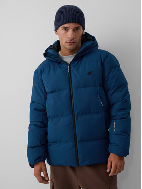 4F 4F Kurtka zimowa URBAN COMMUTER Granatowy Regular Fit