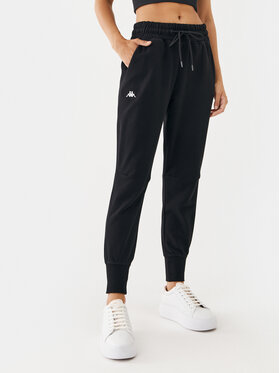 Kappa Kappa Долнище анцуг 313035 Черен Regular Fit