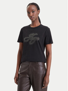 HUGO HUGO T-Shirt 50570932 Czarny Regular Fit
