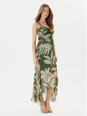 Guess Guess Rochie de vară W5YK64 WCWF2 Verde Regular Fit