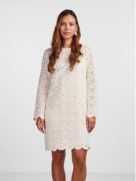 YAS YAS Vsakodnevna obleka Lomia 26031165 Bela Regular Fit