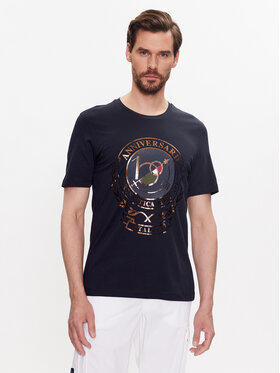 Aeronautica Militare Aeronautica Militare Tričko 231TS2118J594 Tmavomodrá Regular Fit
