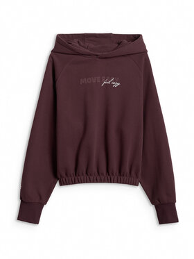 4F 4F Bluza COZY Brązowy ciemny Regular Fit
