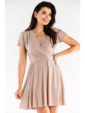 Awama Awama Abito da sera A558 Beige Basic Fit