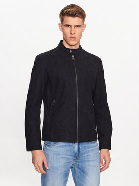 Guess Guess Kurtka z imitacji skóry M3YL00 WFHA0 Czarny Regular Fit