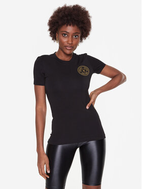 Versace Jeans Couture Versace Jeans Couture T-Shirt 74HAHT06 Schwarz Regular Fit