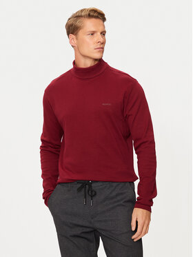 Hechter Paris Hechter Paris Rollkragenpullover 75001 142905 Rot Regular Fit