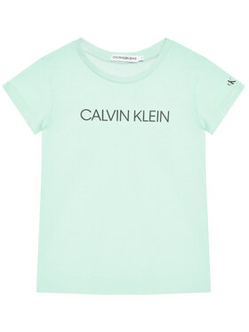 Calvin Klein Jeans Calvin Klein Jeans T-Shirt Intitutional IG0IG00380 Zielony Slim Fit