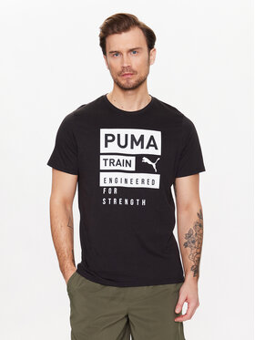 Puma Puma Póló Graphic 523242 Fekete Regular Fit