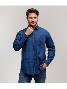 Lee Cooper Lee Cooper Koszula SOREN 5819 Granatowy Comfort Fit