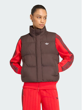 adidas adidas Bezrękawnik 165200 Brązowy ciemny Regular Fit