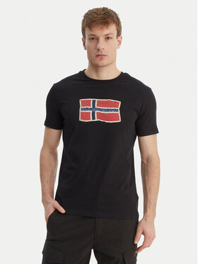 Napapijri Napapijri T-Shirt S-Mahsa NP0A4FZB Schwarz Regular Fit