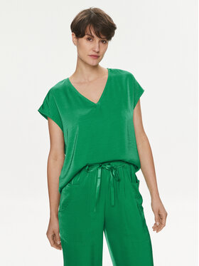 Vero Moda Vero Moda Тишърт Marys Dana 10300421 Зелен Regular Fit