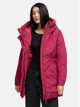 Navahoo Navahoo Kurtka zimowa Winterprinzessin Czerwony Regular Fit