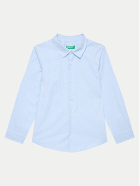 United Colors Of Benetton United Colors Of Benetton Camicia 5DGXCQ00T Celeste Regular Fit
