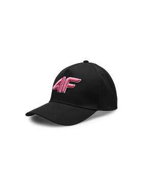 4F 4F Шапка с козирка 4FJSS23ACABF104 Черен