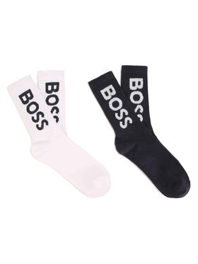 BOSS Boss Skarpety Wysokie Dziecięce J20406/849 Szary