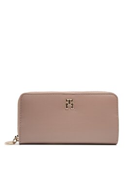 Tommy Hilfiger Tommy Hilfiger Portefeuille femme grand format Th Chic Large Za AW0AW14231 Beige