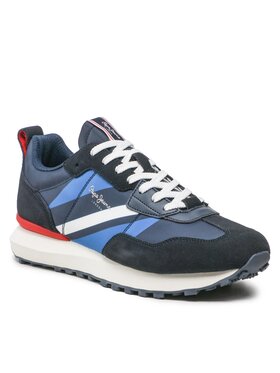 Pepe Jeans Pepe Jeans Sneakersy Foster Man Print PMS30944 Granatowy