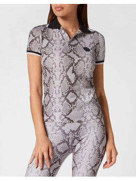 Plein Sport Plein Sport Polo 983 Szary Regular Fit