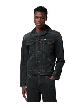 Wrangler Wrangler Kurtka jeansowa 112371438 Czarny Regular Fit