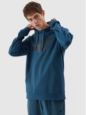 4F 4F Sweatshirt 4FAW23TSWSM694 Blau Regular Fit