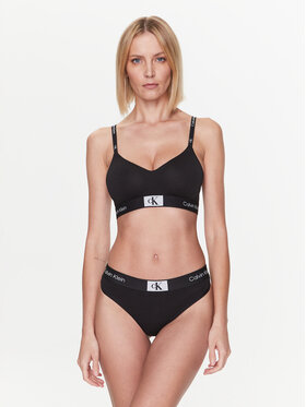 Calvin Klein Underwear Trikotni Nedrček Light Lined 000QF7218E Črna