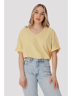 LAURELLA LAURELLA Bluzka LAURELLA 1SS040300 Żółty Regular Fit