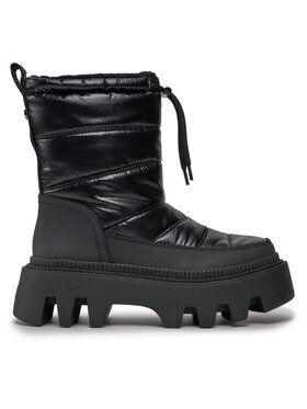 Buffalo Buffalo Μποτάκια Flora Puffer Boot 1622359 Μαύρο