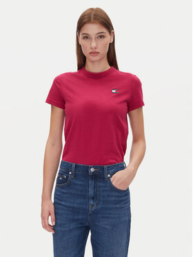 Tommy Jeans Tommy Jeans Póló Tjw Reg Badge Tee DW0DW20153 Rózsaszín Regular Fit
