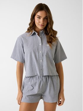 Guess Jeans Guess Jeans Top 181736 Bílá Classic Fit