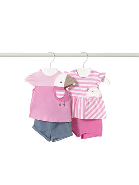 Mayoral Mayoral Kinderset 1670 Rosa Regular Fit