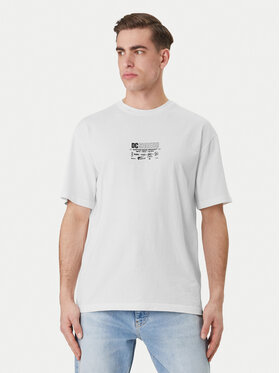 DC Shoes DC Shoes T-shirt Made Custom EDYZT04368 Bianco Regular Fit
