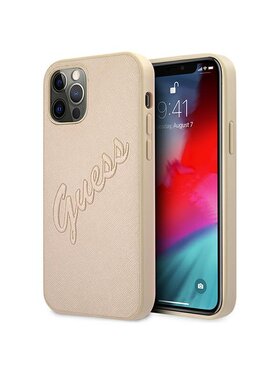 Guess Guess Etui na telefon iPhone 12 Pro Max Złoty