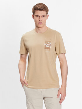 The North Face The North Face T-Shirt Foundation Graphic NF0A55EF Khaki Regular Fit