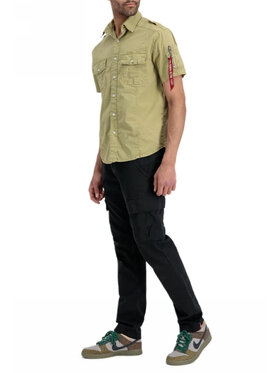 Alpha Industries Alpha Industries Koszula AI.136427-01-3XL Zielony Regular Fit