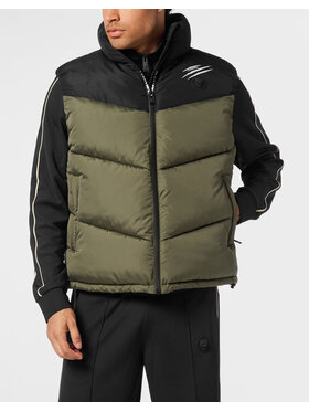 Plein Sport Plein Sport Gilet 24003 Verde Regular Fit